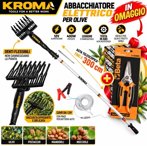 Abbacchiatore olive kroma 400w - abbacchiatore,