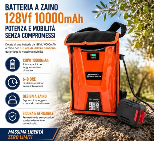 Batteria zaino oxford - oxford, 128vf