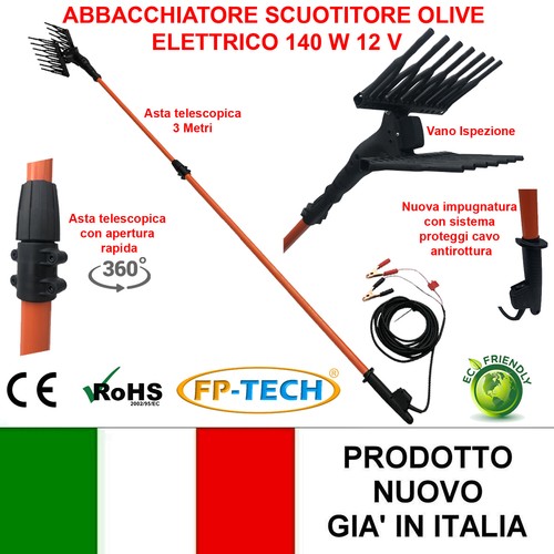 Abbacchiatore olive scuotitore - abbacchiatore,